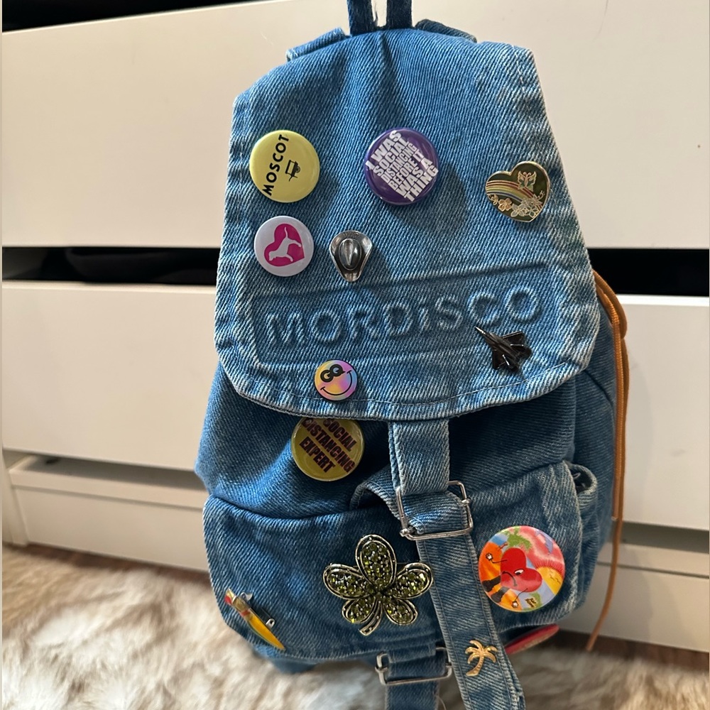 Mini Jean Backpack - Picture 3 of 8